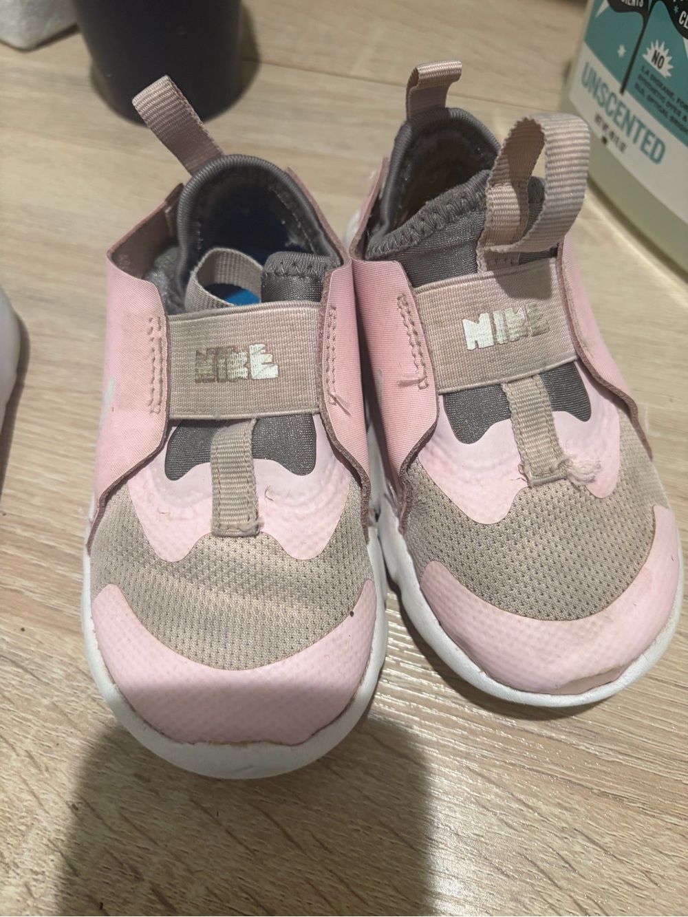 Nike Kids Pink Slip-On Sneakers